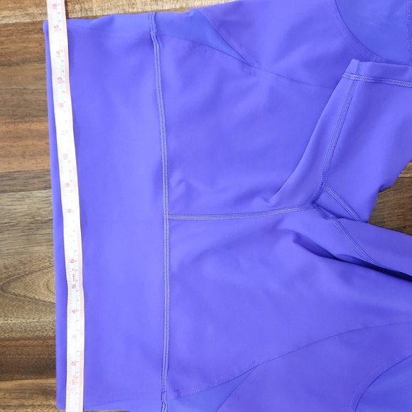 Lululemon Wunder Train Mesh Panel High-Rise Short 6" Atomic Purple Womens Sz 12 - Picture 8 of 8